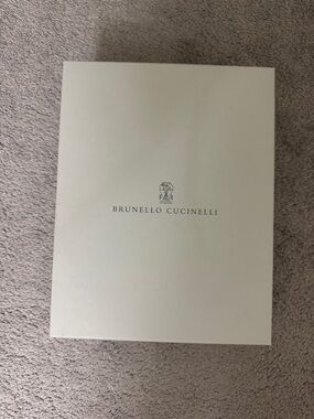 Brunello Cucinelli Cream Logo Gift Box